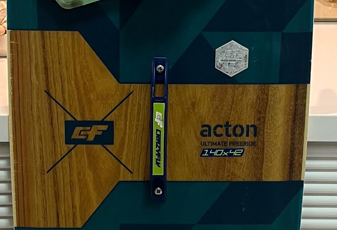 Etiqueta da prancha: acton, Ultimate Freeride, 140x42